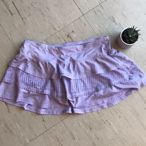 NWOT! Lavender lulu lemon skort size 4